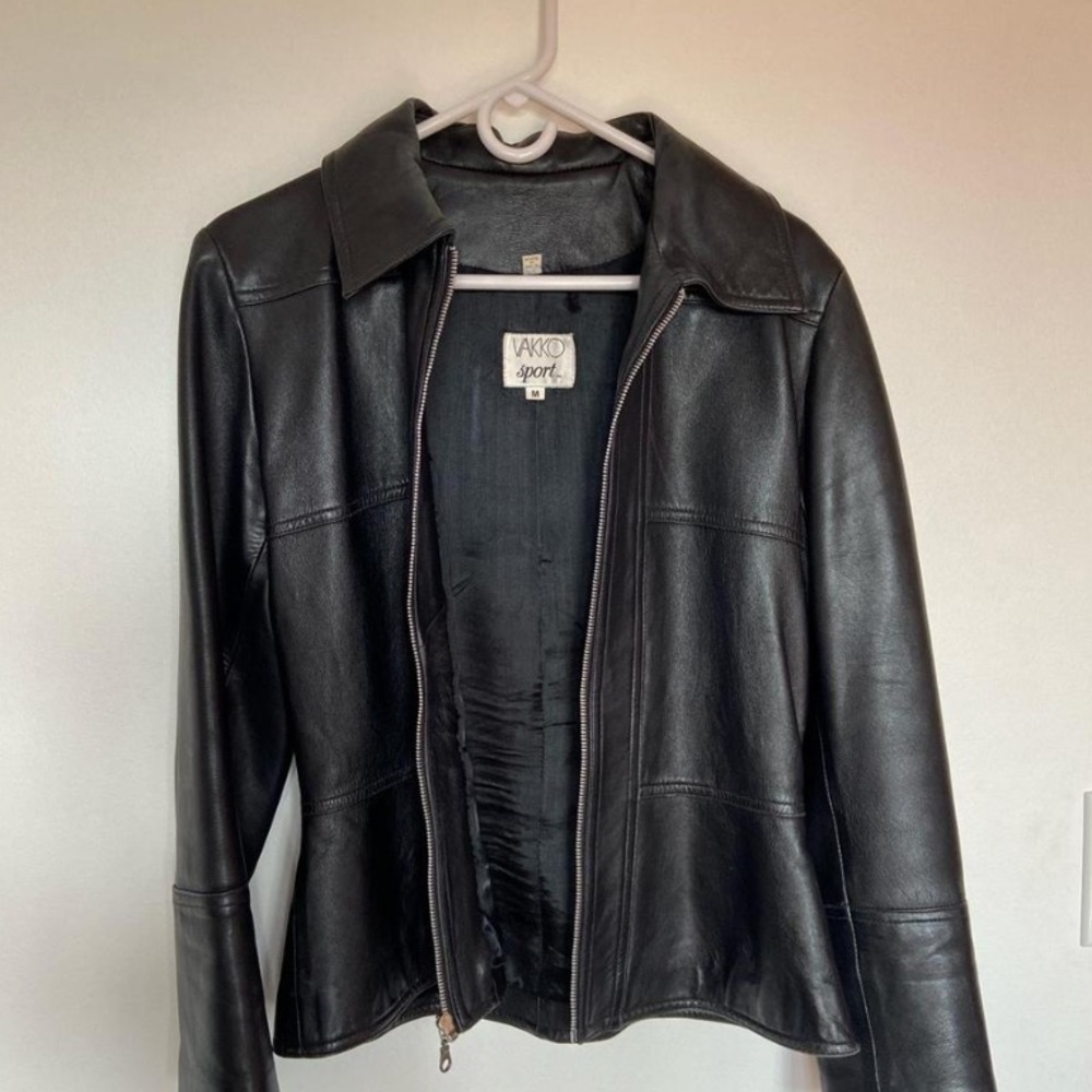 Real leather jacket